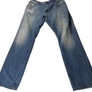 Rocawear Distressed Straight Leg Men's Jeans Approx-34x32